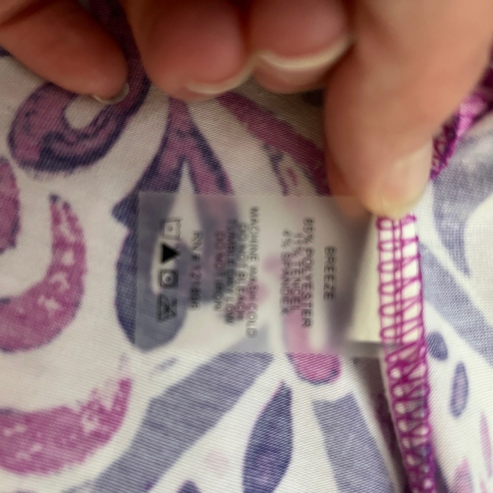 Title Nine Purple and Pink A-Line Skirt - Picture 5 of 6
